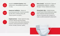 Maseczki medyczne typ IIR  / opak. 50 szt. (OPHARM)