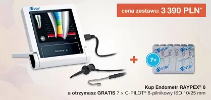 Endometr Raypex 6 + GRATIS: 7 x Pilniki C-Pilot 10/25mm (6 szt.)
