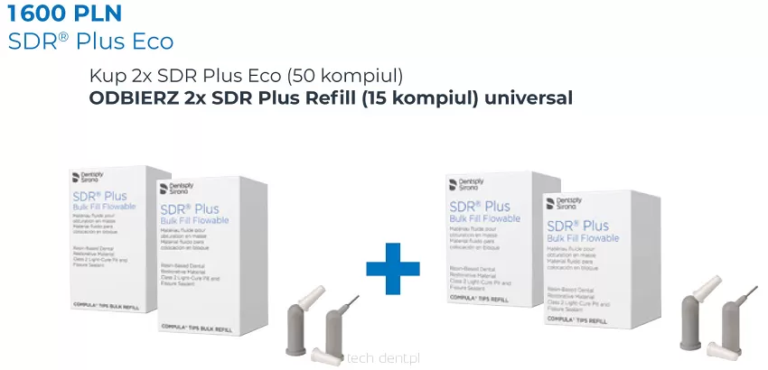 2 x SDR Plus Eco / 50 x 0,25g (Universal) + GRATIS: 2 x SDR Plus 15 x 0,25g (Universal)