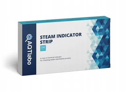 Chemiczne testy do sterylizacji IV klasy AQTlabo / 2 x 250 szt.