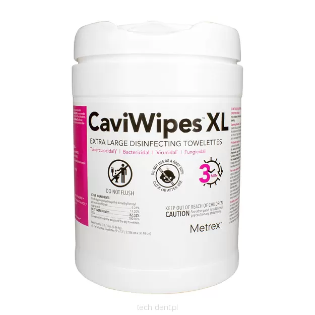 Chusteczki do dezynfekcji CaviWipes XL / pojemnik 65szt.
