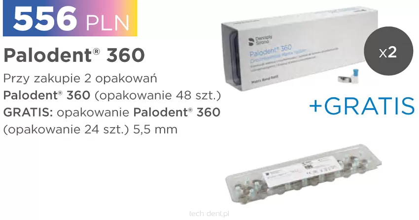 Palodent 360 Matryce / 2 x 48 szt. + GRATIS: Palodent 360 Matryce 24 szt. (5,5mm)