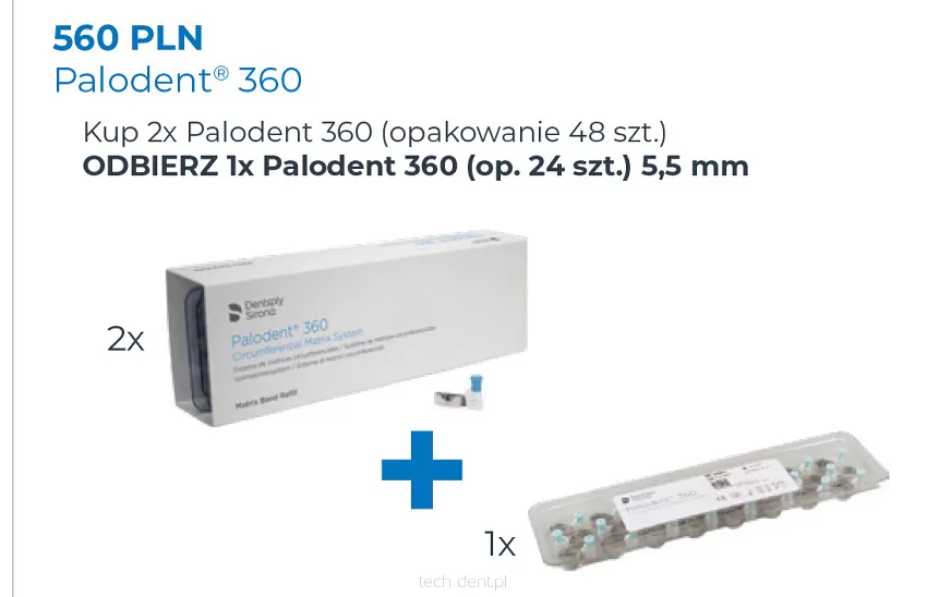 Palodent 360 Matryce / 2 x 48 szt. + GRATIS: Palodent 360 Matryce 5,5mm (24 szt.)