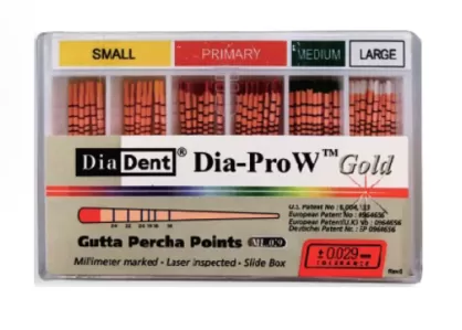 Gutaperka WaveOne Dia-Pro W Gold Diadent / 60 szt.
