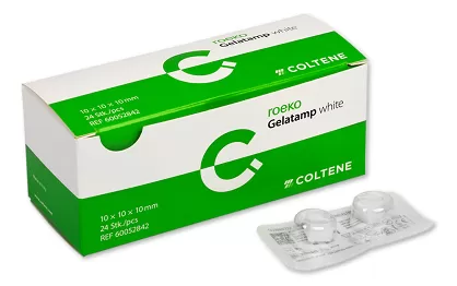 Gelatamp white 10 x 10 x 10 mm / 24 szt.