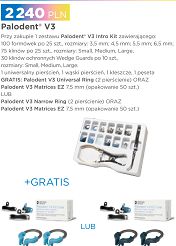 Palodent V3 Intro Kit + GRATIS: 2 x Palodent V3 Ring (Universal lub Narrow) + 1 x Matryce Palodent V3 EZ Coat (7,5mm) 50 szt.