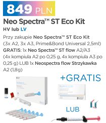 Neo Spectra ST Eco Kit HV lub LV + GRATIS: Neo Spectra ST flow (4 x 0.25g A2, 4 x 0,25g A3)