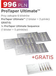 ProTaper Ultimate / 6 x 3 szt. (dowolne rodzaje/rozmiary) + GRATIS: 1 x Protaper Ultimate Sequence (5 szt.)
